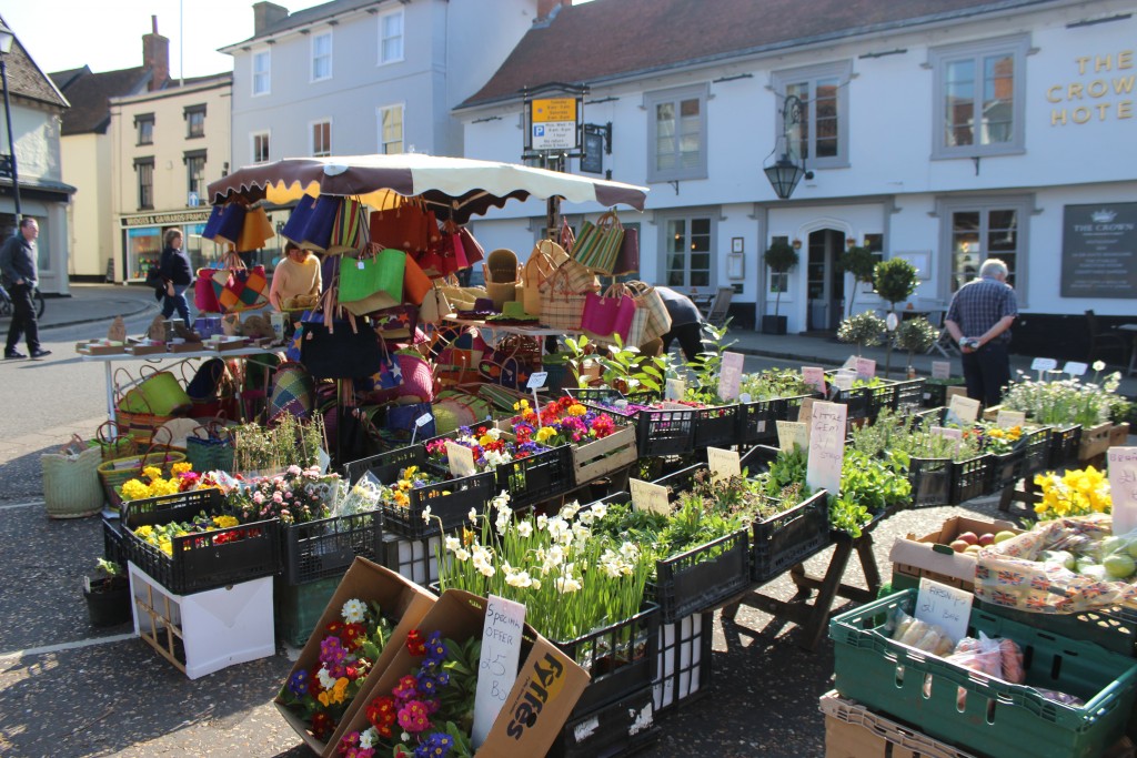 Market Day in Framlingham...Spring is here!