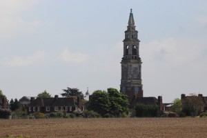 View you would expect to see of Royal Hospital School if using binoculars!