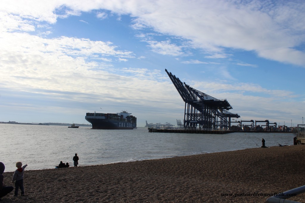 View from Landguard Visitor Centre