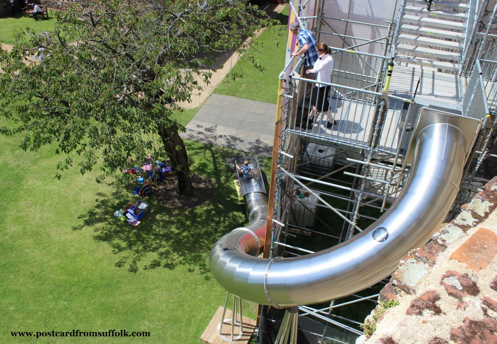 slide at Framlingham Castle