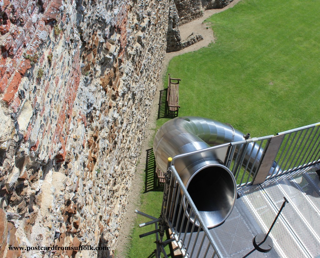 slide at Framlingham Castle