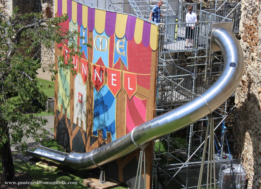 slide at Framlingham Castle