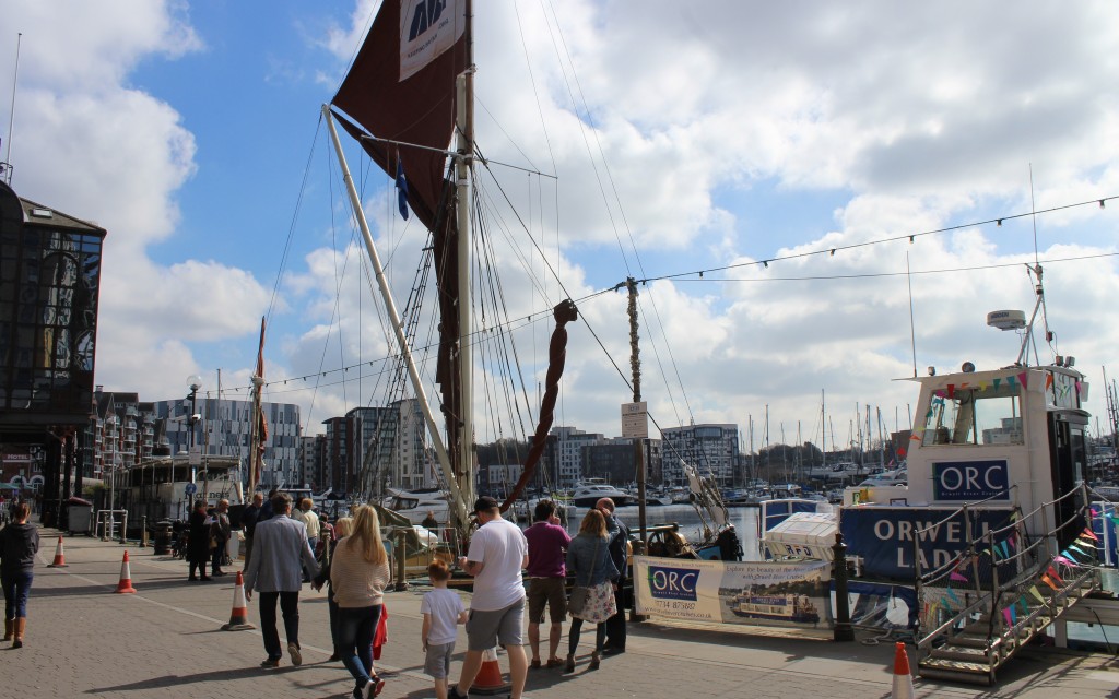 Orwell Lady on Ipswich Waterfront