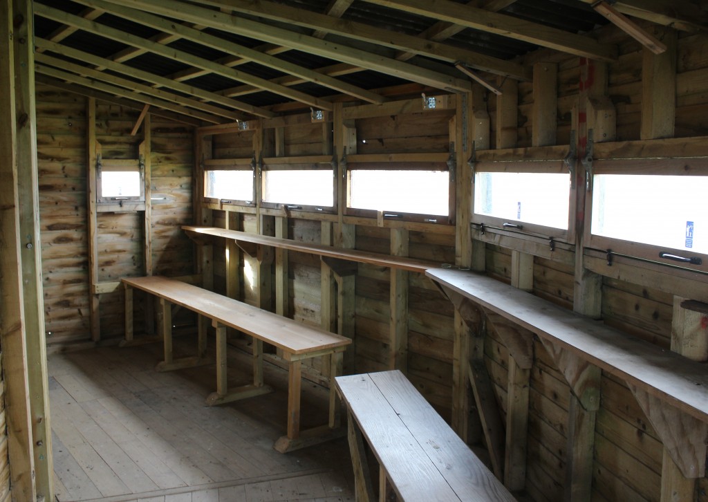 Bird hide on Havergate Island