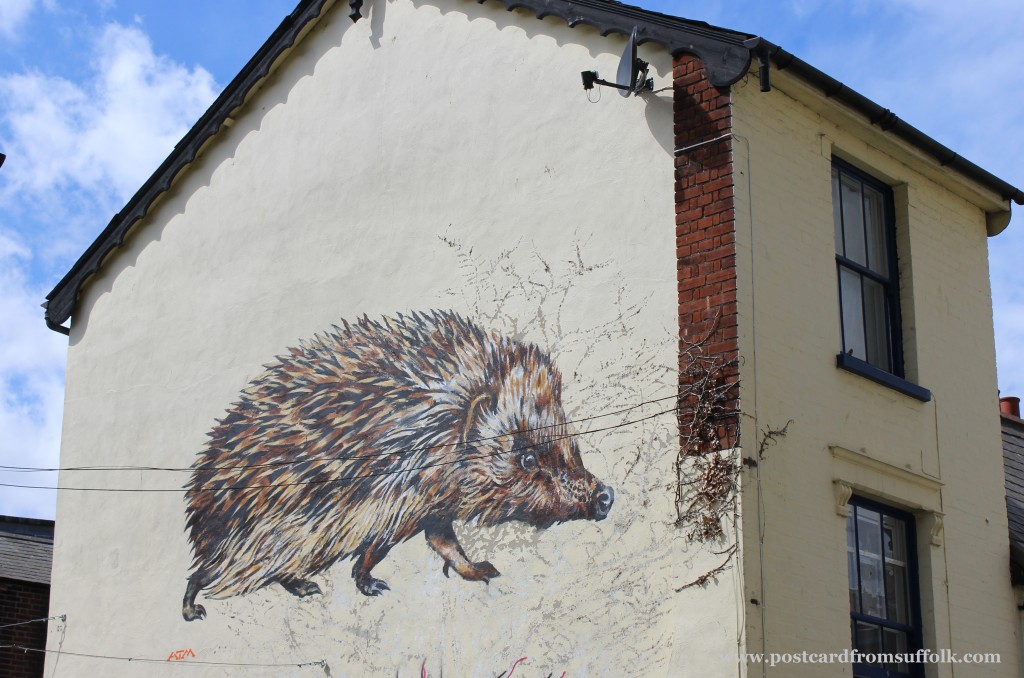 hedgehog street art