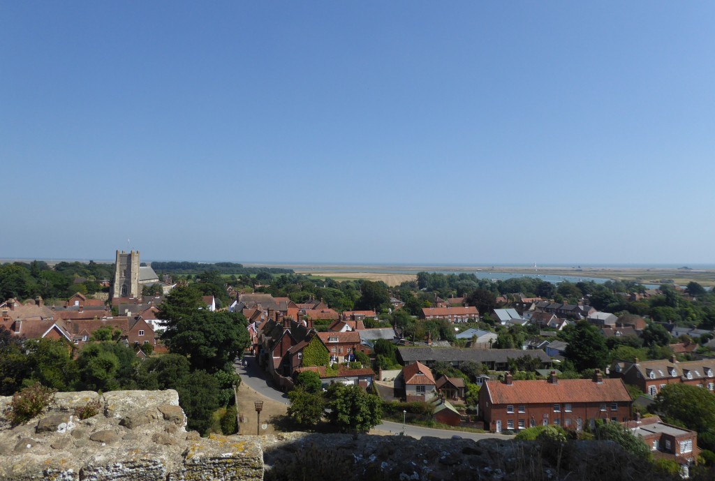 view from orford castle