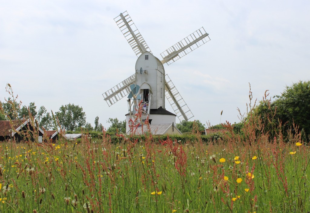 Saxtead green post mill